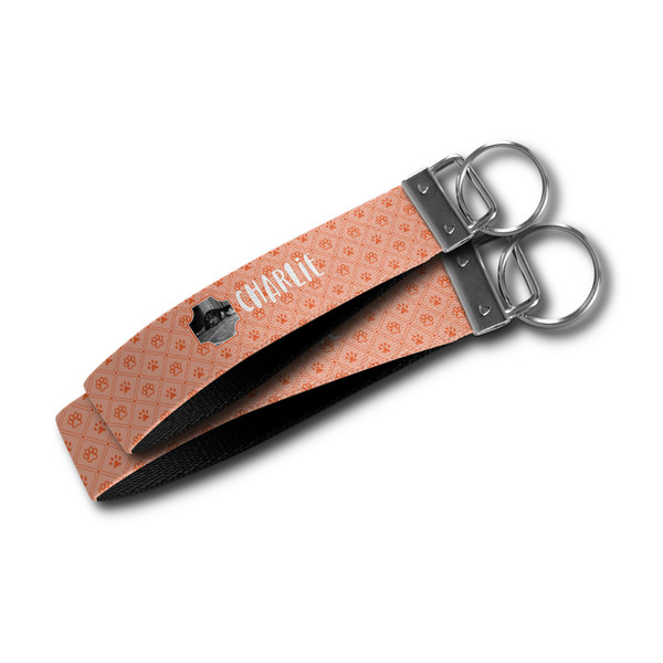 Pet Photo Webbing Keychain FOBs - Size Comparison