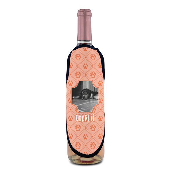 Pet Photo Wine Bottle Apron - IN CONTEXT