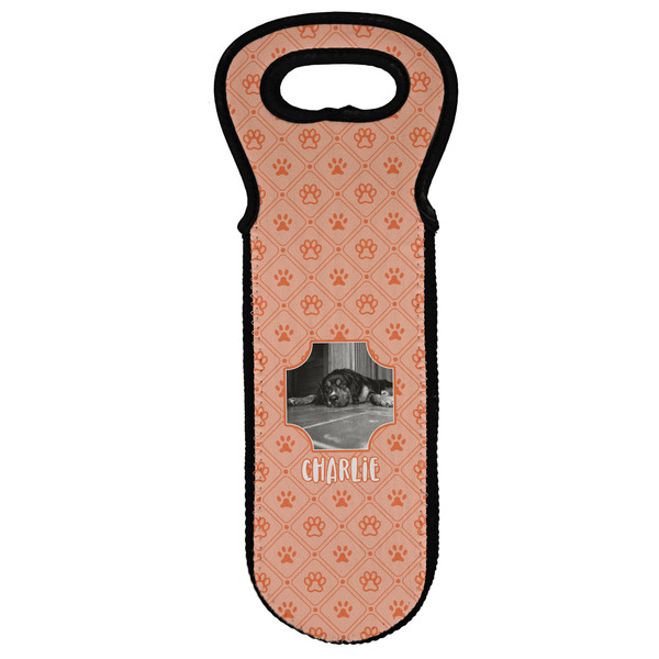 Custom Pet Photo Wine Tote Bag (Personalized)