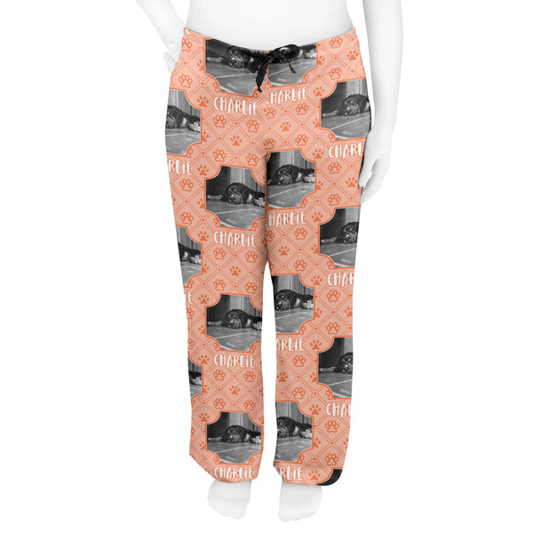Pet Photo Women's Pj on model - Front