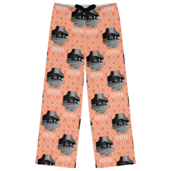 Custom Pet Photo Womens Pajama Pants - XS (Personalized)