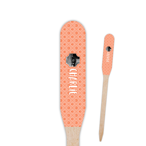 Custom Pet Photo Paddle Wooden Food Picks