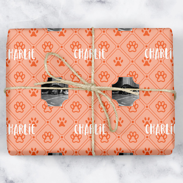 Custom Pet Photo Wrapping Paper (Personalized)