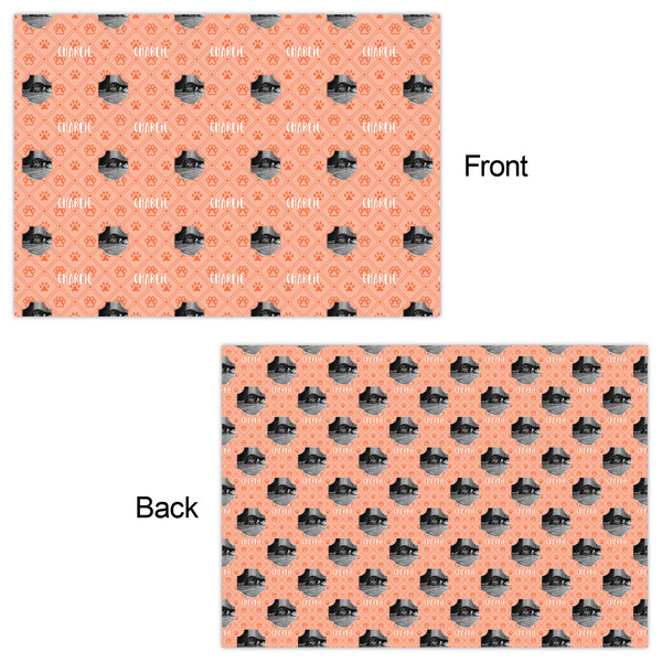Pet Photo Wrapping Paper Sheet - Double Sided - Front & Back