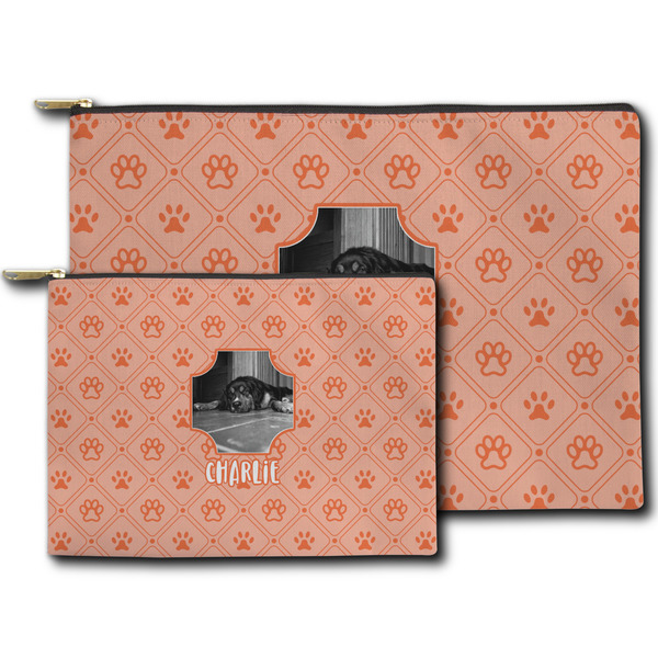 Pet Photo Zippered Pouches - Size Comparison