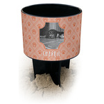Pet Photo Black Beach Spiker Drink Holder (Personalized)