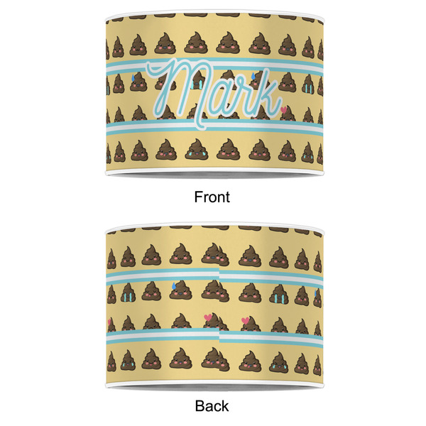 Poop Emoji 12" Drum Lampshade - APPROVAL (Poly Film)