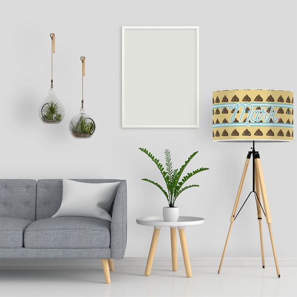 Poop Emoji 12" Drum Lampshade - LIFESTYLE