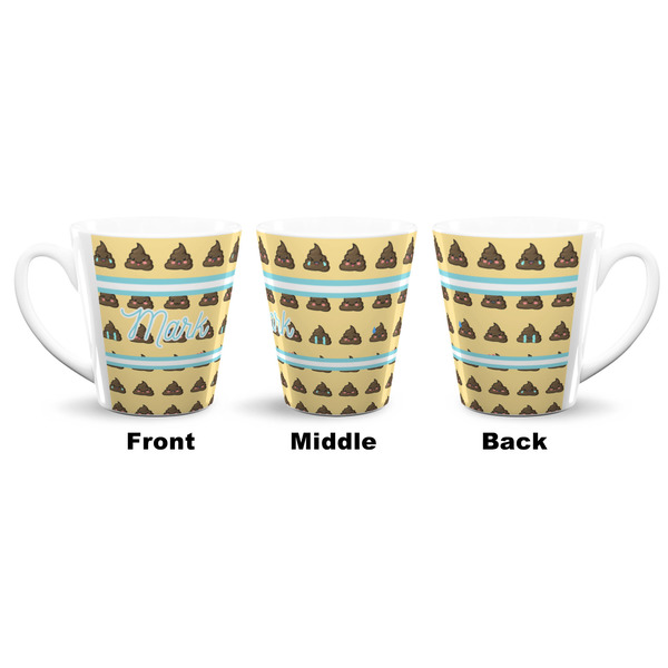 Poop Emoji 12 Oz Latte Mug - Approval