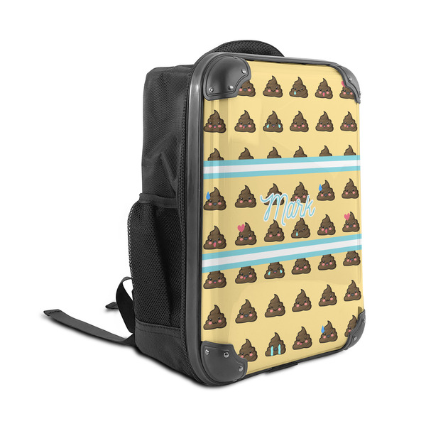 Poop Emoji 15" Backpack - ANGLE VIEW