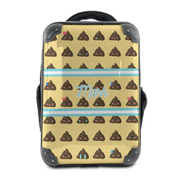 Poop Emoji 15" Hard Shell Backpack (Personalized)