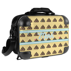 Poop Emoji Hard Shell Briefcase (Personalized)