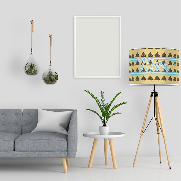 Poop Emoji 16" Drum Lampshade - LIFESTYLE