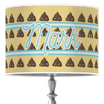 Poop Emoji Drum Lamp Shade (Personalized)