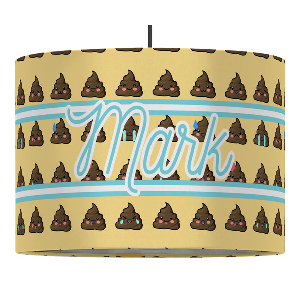 Custom Poop Emoji Drum Pendant Lamp (Personalized)