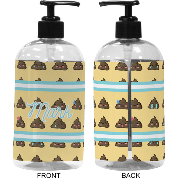 Poop Emoji 16 oz Plastic Liquid Dispenser (Approval)
