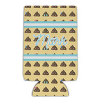 Poop Emoji Can Cooler (Personalized)