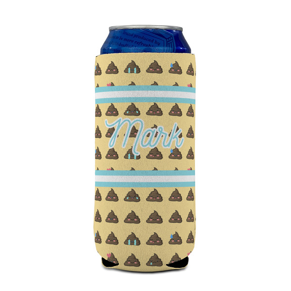 Poop Emoji 16oz Can Sleeve - FRONT (on can)