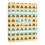 Poop Emoji Canvas Print - 16x20 (Personalized)