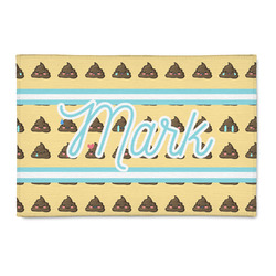 Poop Emoji 2' x 3' Indoor Area Rug (Personalized)