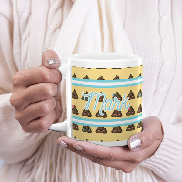 Poop Emoji 20oz Coffee Mug - LIFESTYLE