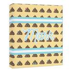 Poop Emoji Canvas Print - 20x24 (Personalized)