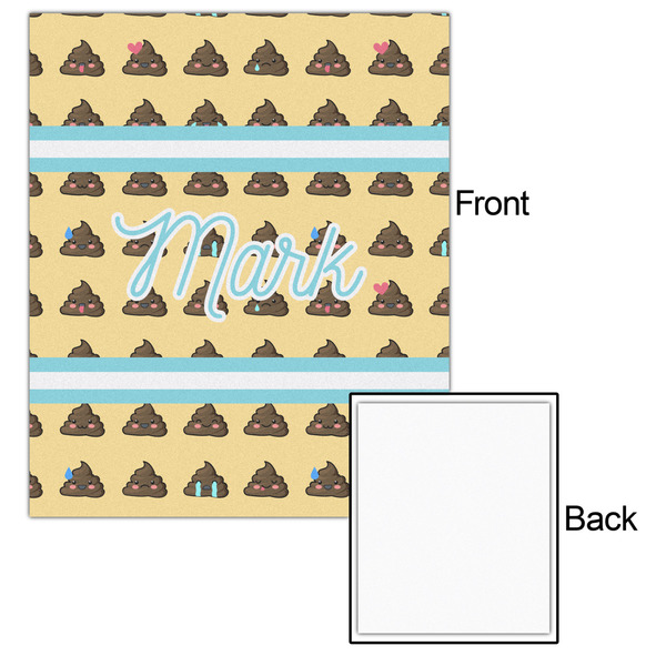 Poop Emoji 20x24 - Matte Poster - Front & Back