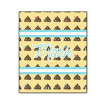 Poop Emoji Wood Print - 20x24 (Personalized)