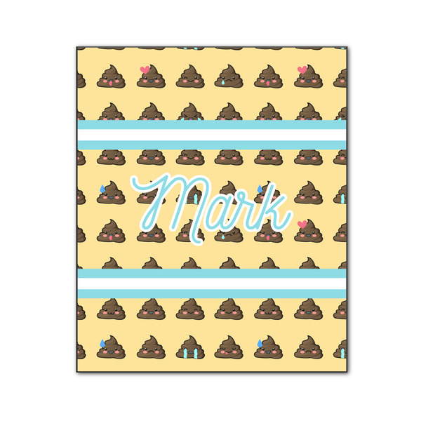 Poop Emoji 20x24 Wood Print - Front View