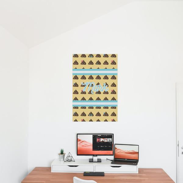 Poop Emoji 20x30 - Matte Poster - On the Wall