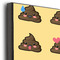 Poop Emoji 20x30 Wood Print - Closeup