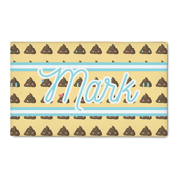 Custom Poop Emoji 3' x 5' Indoor Area Rug (Personalized)