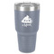 Poop Emoji 30 oz Stainless Steel Tumbler - Grey - Single-Sided (Personalized)