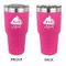 Poop Emoji 30 oz Stainless Steel Ringneck Tumblers - Pink - Double Sided - APPROVAL