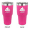 Poop Emoji 30 oz Stainless Steel Tumbler - Pink - Double Sided (Personalized)