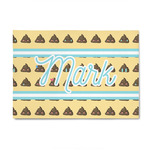 Poop Emoji 4' x 6' Indoor Area Rug (Personalized)