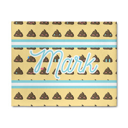Poop Emoji 8' x 10' Patio Rug (Personalized)