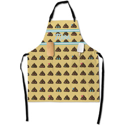 Poop Emoji Apron With Pockets w/ Name or Text