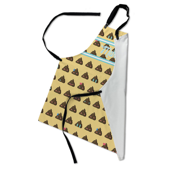 Poop Emoji Apron - Folded
