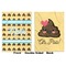 Poop Emoji Baby Blanket (Double Sided - Printed Front and Back)