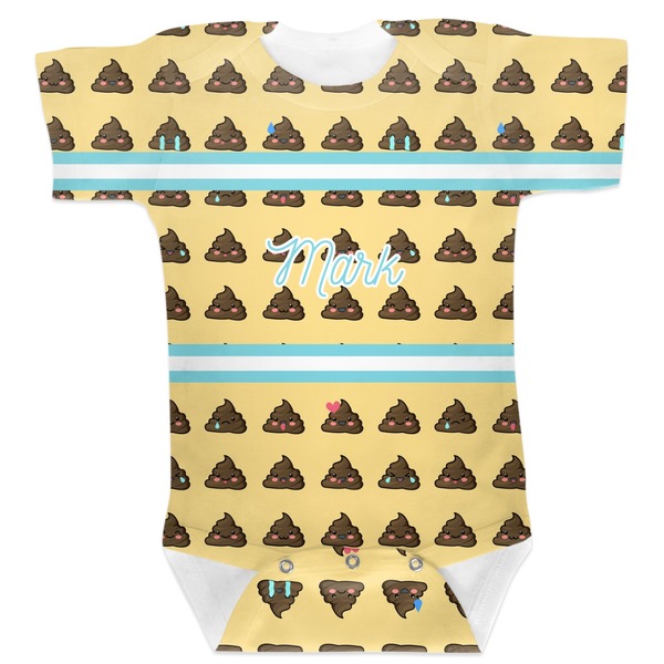 Custom Poop Emoji Baby Bodysuit (Personalized)