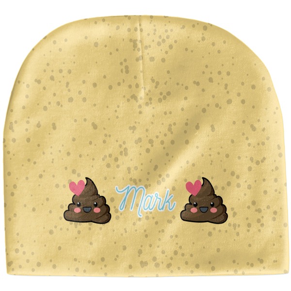 Custom Poop Emoji Baby Hat (Beanie) (Personalized)