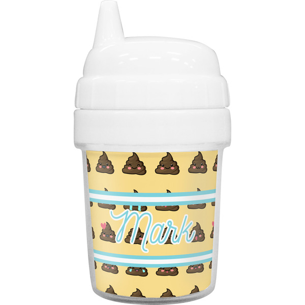 Custom Poop Emoji Baby Sippy Cup (Personalized)
