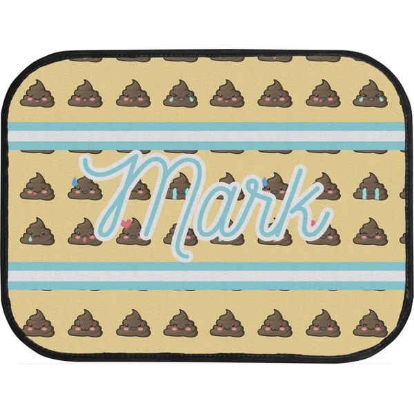 Poop Emoji Back Seat Car Mat