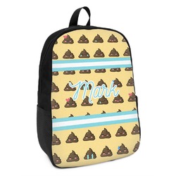 Poop Emoji Kids Backpack (Personalized)