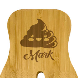 Poop Emoji Bamboo Salad Mixing Hand (Personalized)