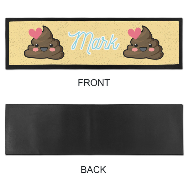 Poop Emoji Bar Mat - Large - APPROVAL