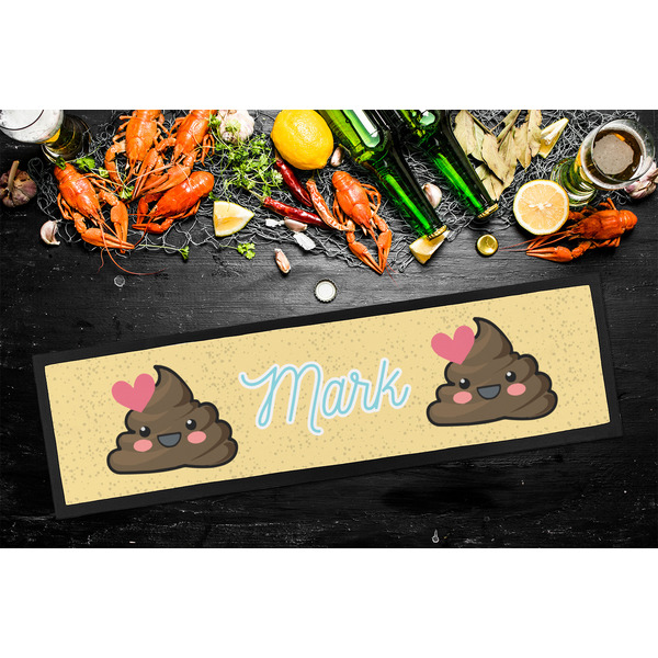 Poop Emoji Bar Mat - Large - LIFESTYLE