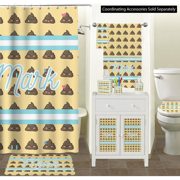 Poop Emoji Bathroom Scene