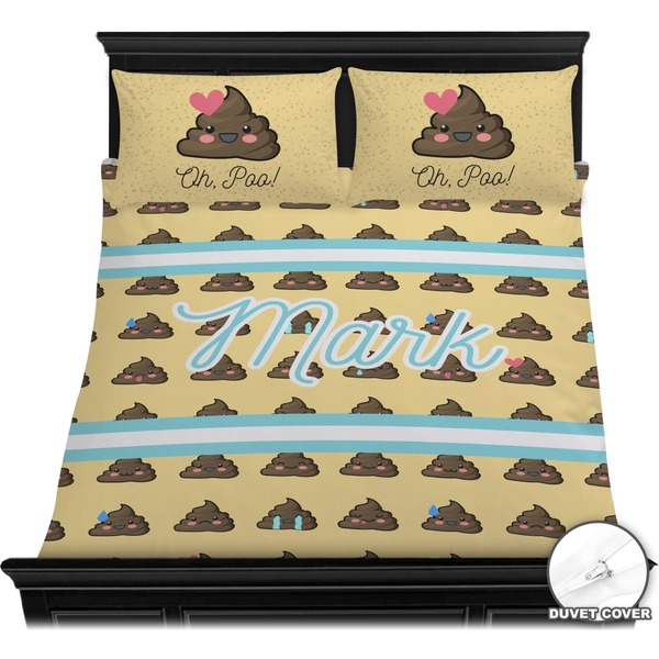 Poop Emoji Bedding Set (Queen) - Duvet